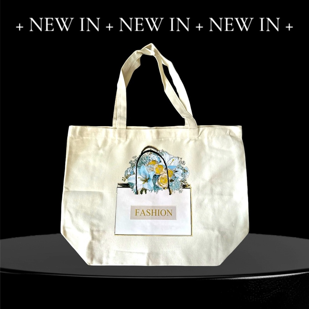 Reusable everyday fashion tote bag